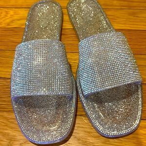Gianni Bini - rhinestone slides - Size 11